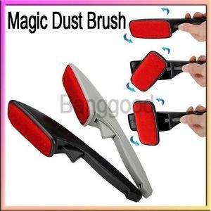 Magic Lint Dust Brush Pet Hair Remover Clothing Cloth Dry Cleaning with Swivel