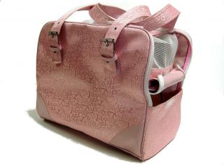 New Pet Carrier Bag Tote Pink or Blue Medium Size