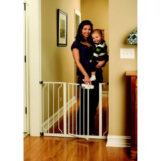 New Regalo White Easy Step Stair Walk Safety Security Gate Fence Baby Child Dog