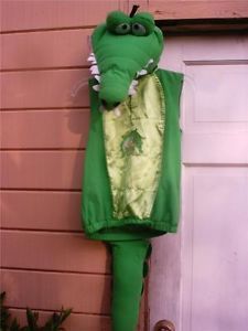 Disney Peter Pan Tick Tock Croc Crocodile Hook Plush Costume Hat Small 5 6