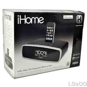 iHome IA90BZ App Enhanced Dual Alarm Stereo Clock Radio for iPhone iPod
