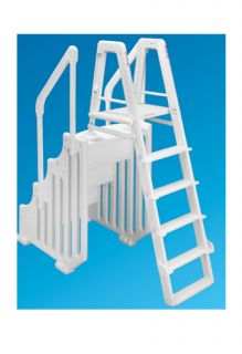 Ocean Blue 38" Mighty Step Ladder Set Aboveground Swimming Pool Entry System