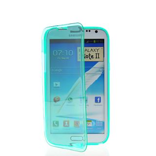 Soft Gel TPU Silicone Side Flip Full Case Cover for Samsung Galaxy Note 2 N7100