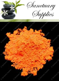 Hot Orange Pure Powder Pigment Neon Fluro DIY Temp Hair Dye Soap Face Paint 20g