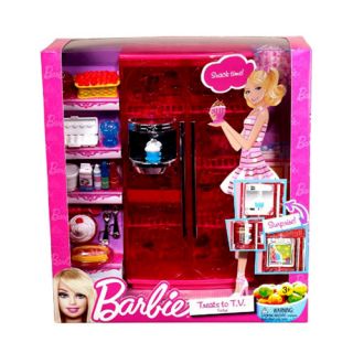 Barbie Treats to TV Refrigerator Set New