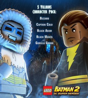 Lego Batman 2 DC Super Heroes 5 Villain Pack for PS3 Captain Cold Black Manta