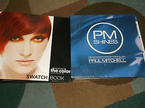 Paul Mitchell The Color and PM Shines Hair Color Swatch Book New