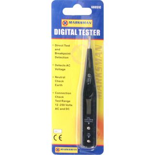 Digital LCD Voltage Electric Tester Current Test AC DC Testers Range 12 250 New