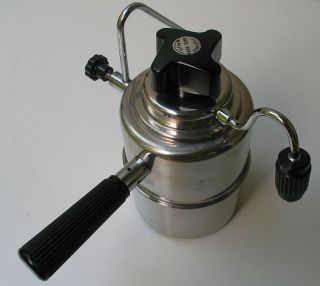 Vintage Stainless Steel Stovetop Coffee Espresso Maker Frother