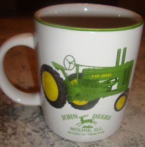 John Deere Coffee Mug Model A Tractor Moline Ill Licensed Product Tea Cup