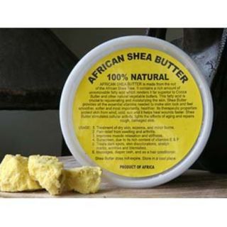 New RA Cosmetics 100 African Shea Butter Chunky 10 Oz