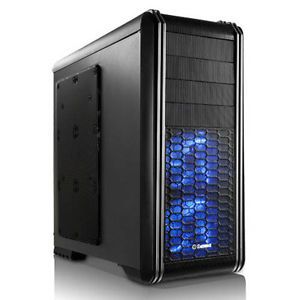 Enermax Fulmo Basic Mid Tower Black ATX PC Computer Case w Blue LED Fan New