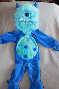 Koala Kids Blue Monster Halloween Costume 6 Months Warm Fuzzy Baby Boy
