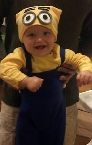 Baby Minion Halloween Costume Despicable Me 6 9 12 Months Child Handmade New
