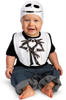 Nightmare Before Christmas Jack Skellington Bib Hat Infant Costume