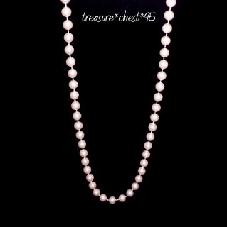 Ivory Pearl Strand Necklace Photo Prop Baby Infant Toddler Costume Dress Up Girl