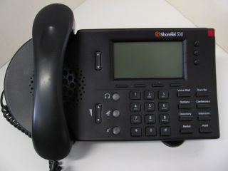 Shoretel 530 Shorephone IP Phone IP530 Black Qty Avail Tested Cleaned Sanitized