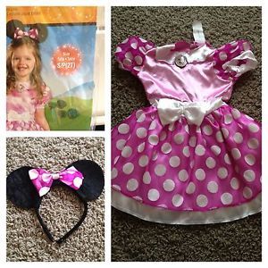 Disney Mickey Mouse Clubhouse Minnie Mouse Playtime Costume Toddler Size s 2T