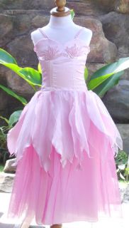 Deluxe Pink Fairy Petal Princess Costume Child 4 NIP