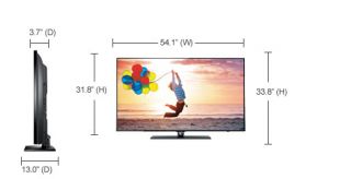 Samsung 60" 1080p LED HD TV Slim HDTV Flat Screen LCD UN60EH6000 6000