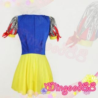 Sexy Queen Halloween Lingerie Snow White Cosplay Costume Princess Fancy Dress