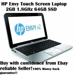 New HP Envy X2 11 G010NR 11 6" Convertible Touch Screen Laptop 2 GB 64GB SSD