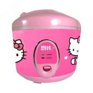 Licensed Hello Kitty Cookware Pink Rice Cooker and Steamer
