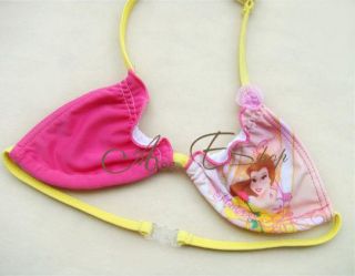 Girls Princess Bikini 2 PC Swimsuit Swimwear Bathing Suit Swim Costume 1 10Y