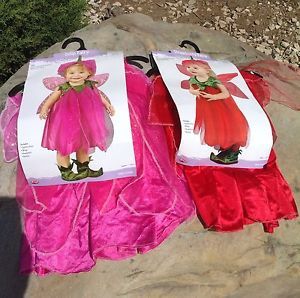 New Sugar Plum and Strawberry Fairy Costumes for Infant Toddler Girl