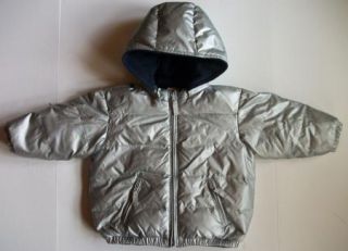Baby Gap Silver Warmest Down Wnter Coat Jacket Boy or Girl 3