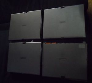 Lot of 4 Toshiba M400 Dual Core Convertible Tablet Laptops for Parts Repair