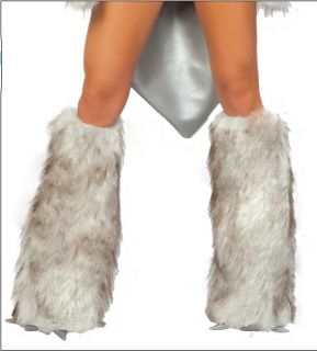 5 Piece Faux Fur Sexy Wolf Big Cat Halloween Adult Women Costume One Size $229
