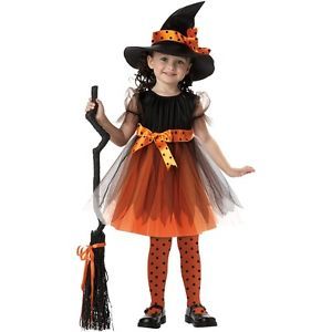 Charmed Witch Costume Baby Pumpkin Orange Halloween Fancy Dress