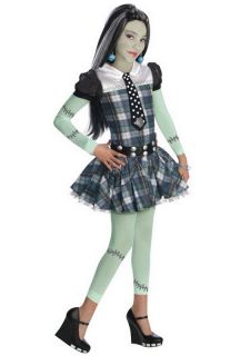 Hot Monster High Frankie Stein Child Costume 884786