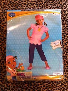 Izzy Costume Toddler Girls Size 4 6X Jake and The Neverland Pirates