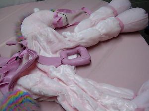 Chrisha Playful Plush Pink Unicorn Horse Halloween Costume Toddler Size 12 18M