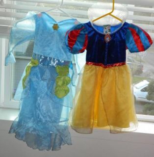 Large Disney Princess Dress Up Costume Lot Sz 2 4 Minnie Snow White Alice Mulan