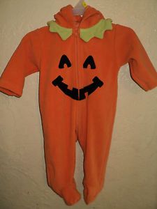 Baby Boy or Girl Size 0 3 6 Months Carters Little Pumpkin Halloween Costume