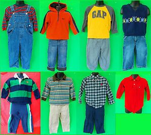 15pcs Baby Gap Gymboree etc Boy's Fall Winter Spring Clothing Mixed Lots Size 2T