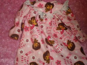 Clothes Bitty Baby American Girl Doll Pink Dora Teddybear Nightgown