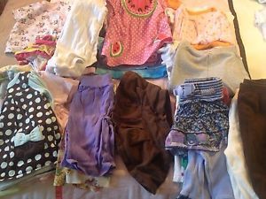 Huge Lot of 42 Items Clothing Baby Girls Size 3 6 Months Spring Summer Clothes