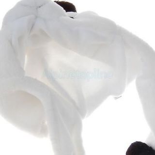 Cartoon Animal Hat Cap Panda Costume Mask Fluffy Plush