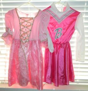 Girls Princess Dress Up Costume Lot Sz 4 6 Disney Barbie Rose Princess