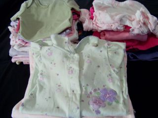 Mixed Lot of 32 Infant Girl Baby Children’s Clothes Newborn 3 Months Pre Owned