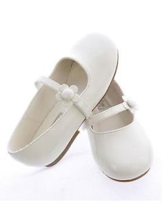 Toddlers Baby Girls Dress Shoes Pageant Wedding White