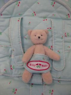 Bitty Baby Doll Diaper Bag Backpack Bear American Girl Blue Red Flowers Twins