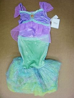  Little Mermaid Princess Ariel Glitter Tulle Costume XXS 2 3 New