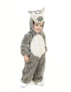 Kids Big Bad Wolf Jumpsuit Halloween Costume
