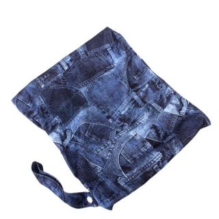 Waterproof Zipper Wet Dry Bag Washable Reusable Baby Cloth Diaper Nappy Bag
