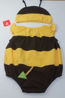 Baby Bumble Bee Onesie Beanie Summer Costume 000 00 0